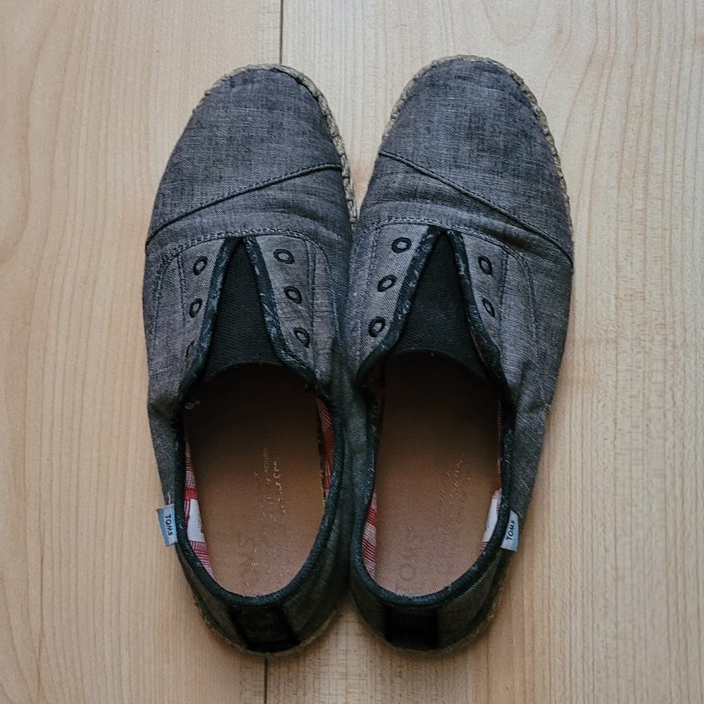 TOMS Espadrille Slip On Shoes Size 6